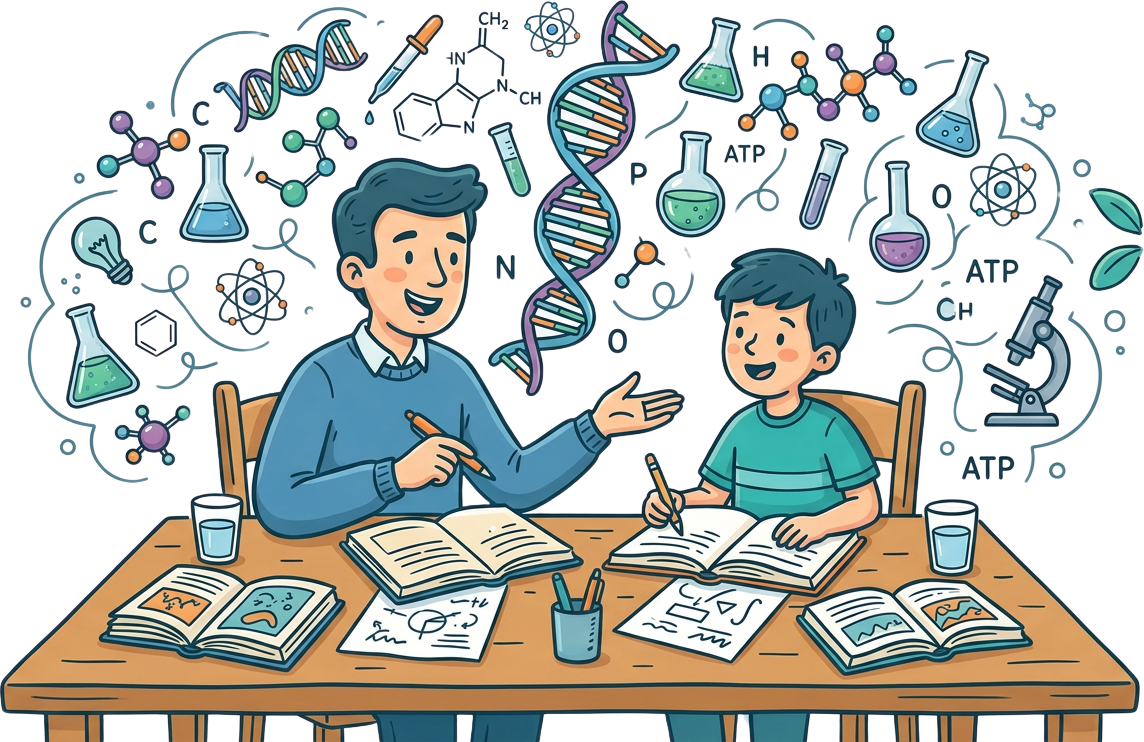 Illustrazione di tutoraggio in presenza